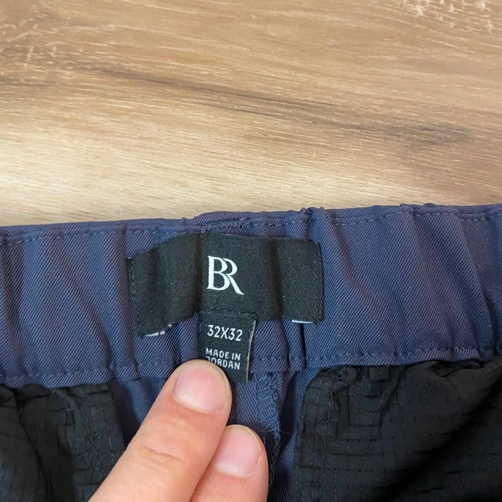 Banana Republic Pants‎ Mens 32x32 Navy Performance Dress Pants Stretch